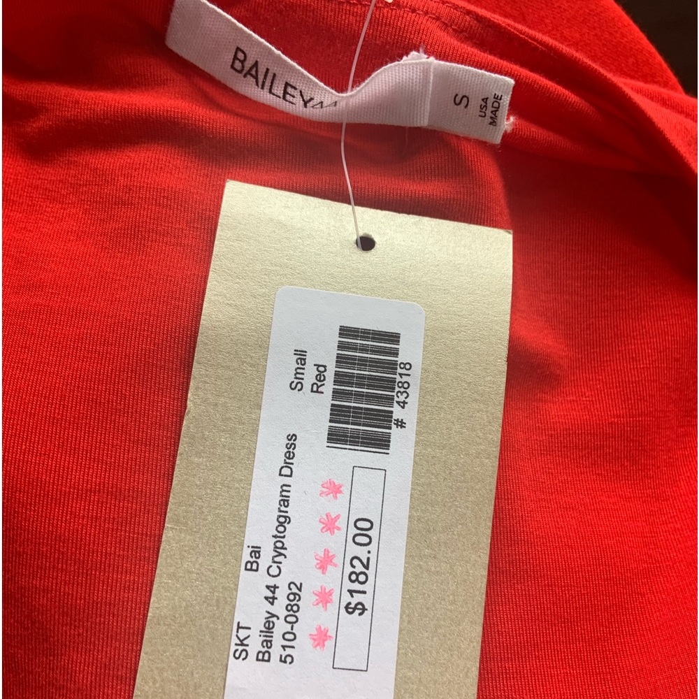 NWT Bailey 44 red dress - Picture 5 of 6